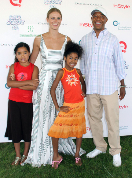 russell simmons 2011. Russell Simmons, Daughters And