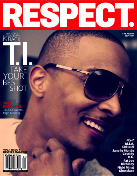 Pictures For Respect. T.I. covers Respect magazine.