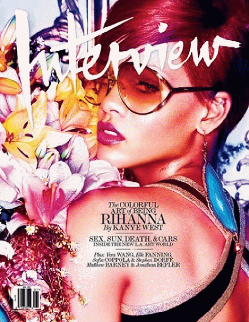 rihanna pink hair 2010. Rihanna was interviewed by her
