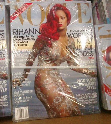 rihanna 2011 april. Rihanna#39;s Vogue April 2011