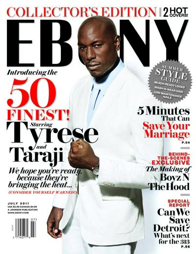 Celebrity Gossip Magazines on Tyrese And Taraji Cover Ebony Magazine   Gossip Pond
