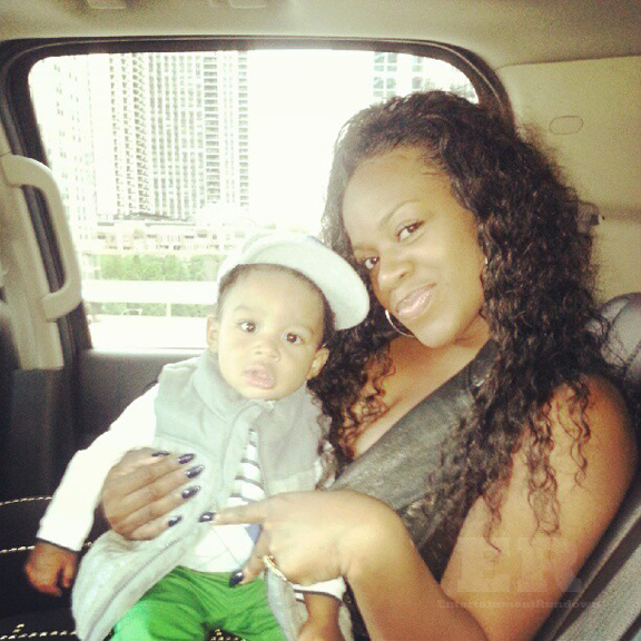 Fantasia Barrino and Her Son