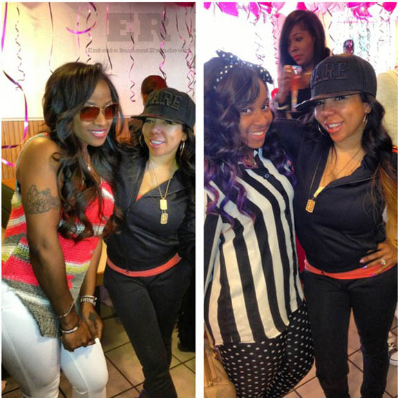 Toya Reganae Tiny Tamar Braxton 36th Birthday Party