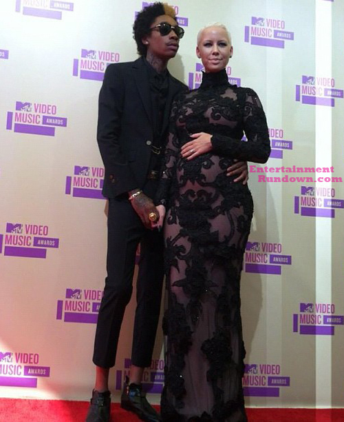 Amber Rose Wiz Khalifa Pregnant VMA 2 - Entertainment Rundown