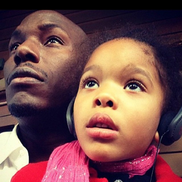 Tyrese Gibson with his daughter Shayla Somer Gibson