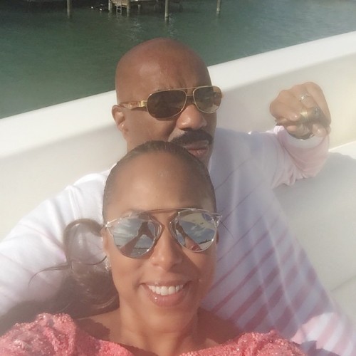 CRUISING: Steve Harvey Celebrates Birthday On Yacht In Miami ...